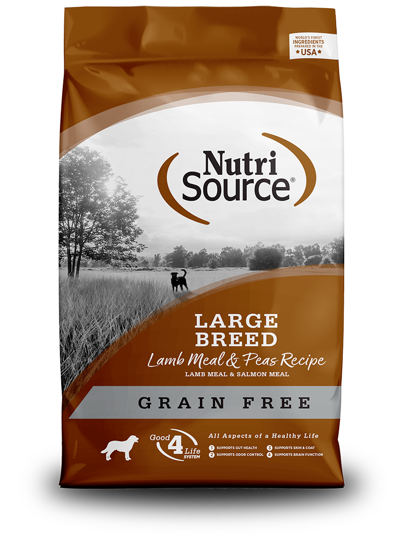 26LB Nutrisource Grain Fress Large Breed Lamb/Pea - Dog/Cat Supplements